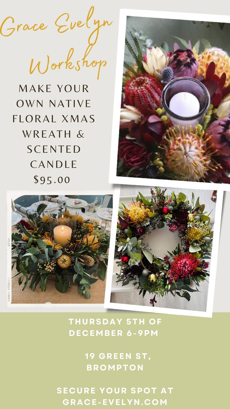 Candle and wreath making workshop